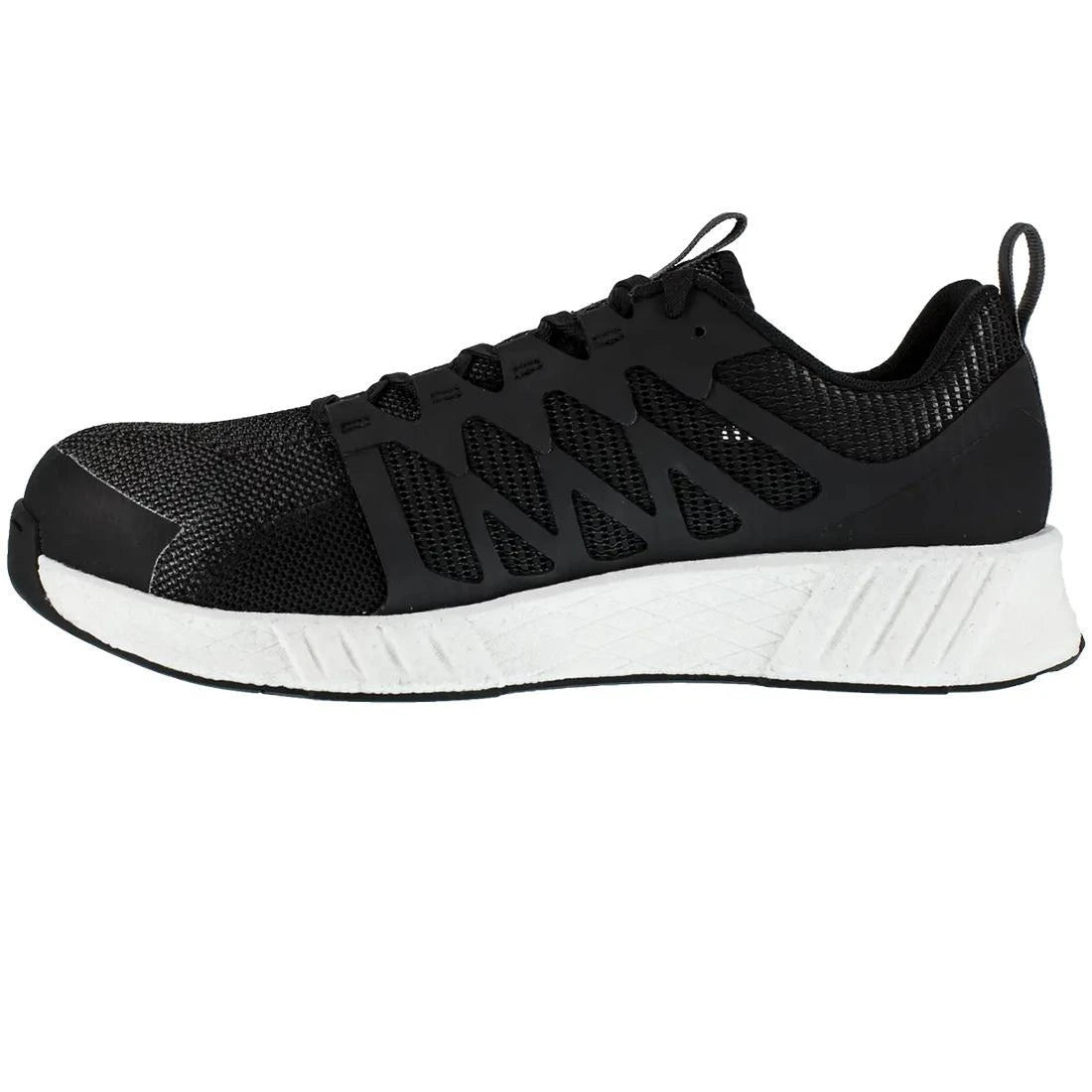 Reebok Work-Fusion Flexweave™ Work Athletic Composite Toe Black and White-Steel Toes-3