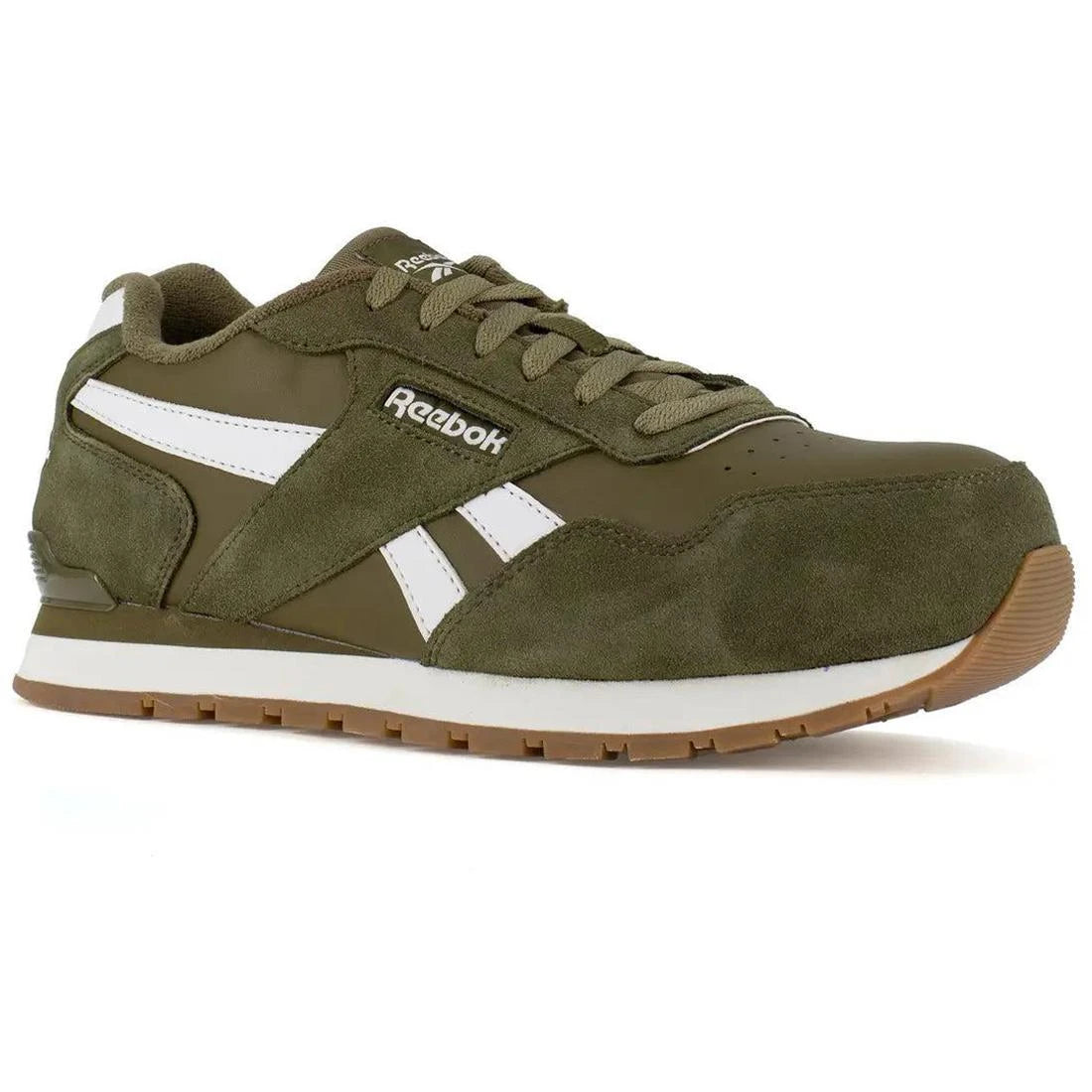 Reebok Work-Harman Work Athletic Composite Toe Olive and White-Steel Toes-2