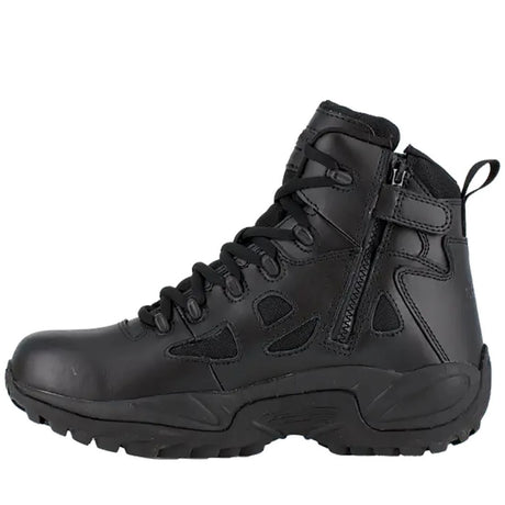 Reebok Work-Rapid Response Rb Tactical Black 6" Stealth Soft Toe Boot with Side Zipper-Steel Toes-3