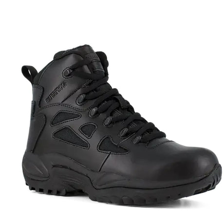 Reebok Work-Rapid Response Rb Tactical Black 6" Stealth Soft Toe Boot with Side Zipper Waterproof-Steel Toes-2