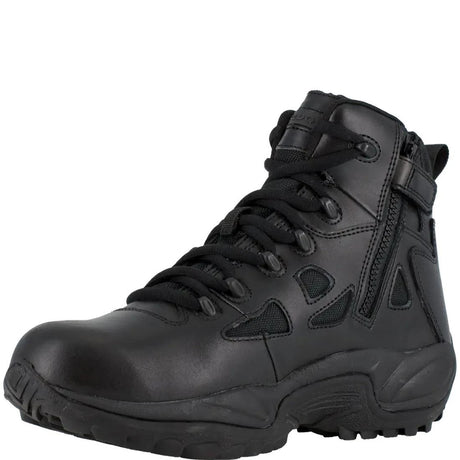 Reebok Work-Rapid Response Rb Tactical Black 6" Stealth Soft Toe Boot with Side Zipper Waterproof-Steel Toes-5