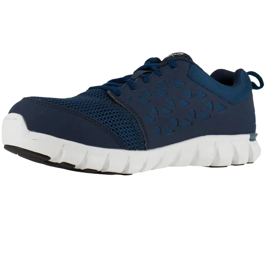 Reebok Work-Sublite Cushion Work Athletic Alloy Toe Blue,White-Steel Toes-3