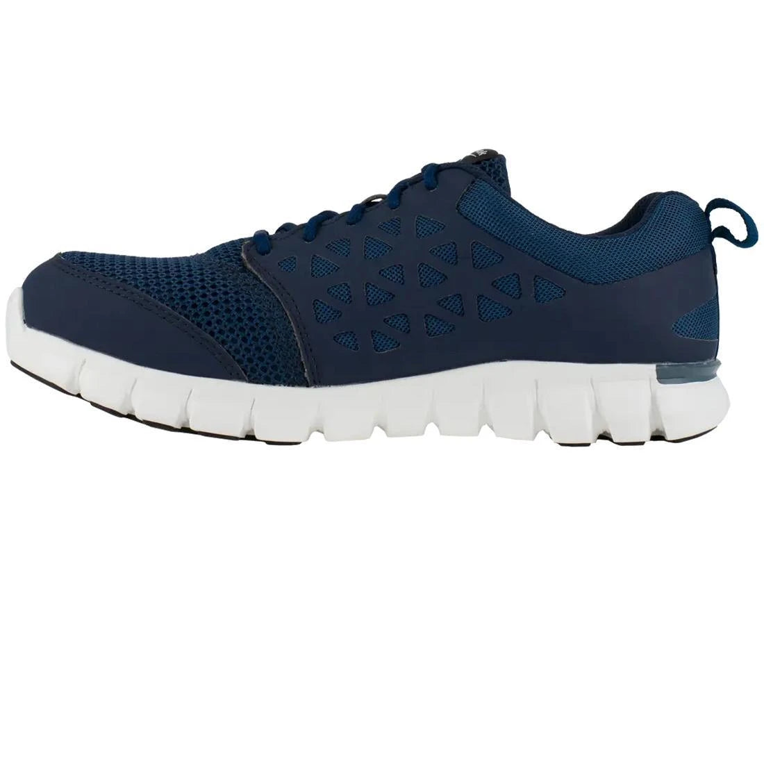 Reebok Work-Sublite Cushion Work Athletic Alloy Toe Blue,White-Steel Toes-4