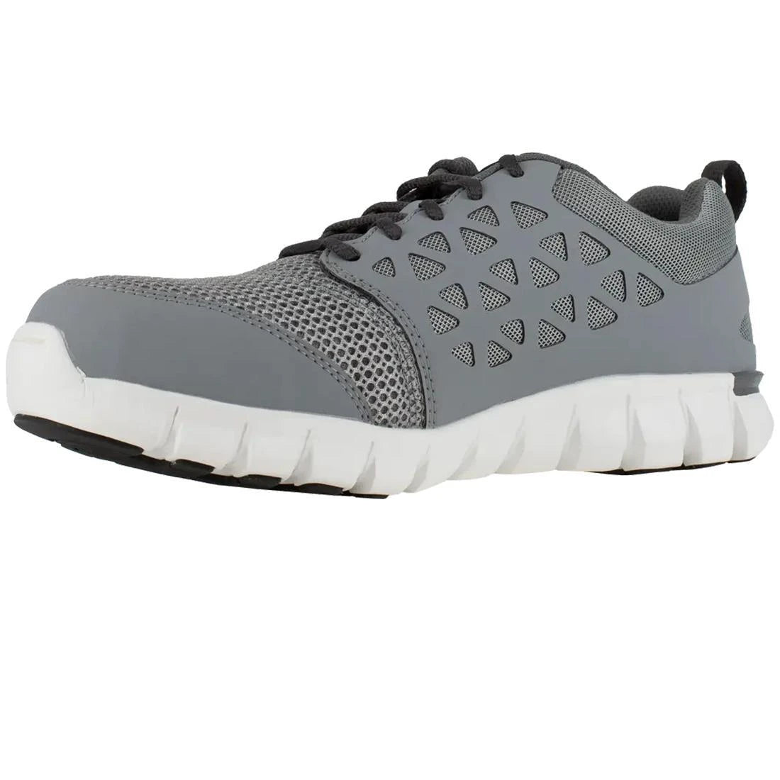 Reebok Work-Sublite Cushion Work Athletic Alloy Toe Grey-Steel Toes-2