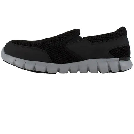 Reebok Work-Sublite Cushion Work Athletic Alloy Toe Slip On Black/Grey-Steel Toes-2