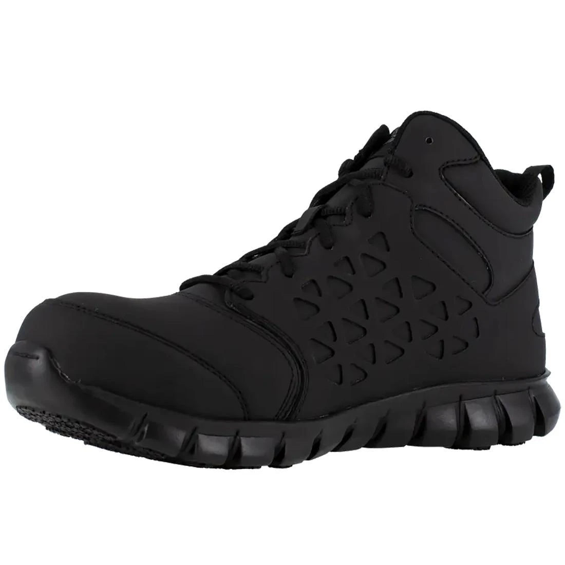 Reebok Work-Sublite Cushion Work Athletic Mid Cut Composite Toe Black EXOFUSE-Steel Toes-3