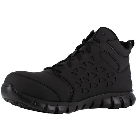 Reebok Work-Sublite Cushion Work Athletic Mid Cut Composite Toe Black EXOFUSE-Steel Toes-3
