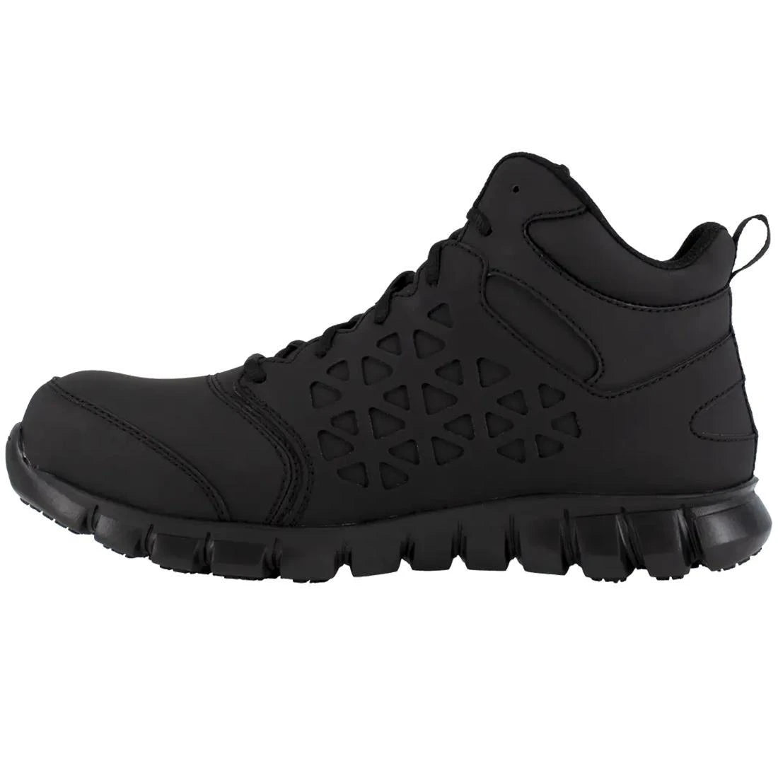 Reebok Work-Sublite Cushion Work Athletic Mid Cut Composite Toe Black EXOFUSE-Steel Toes-4