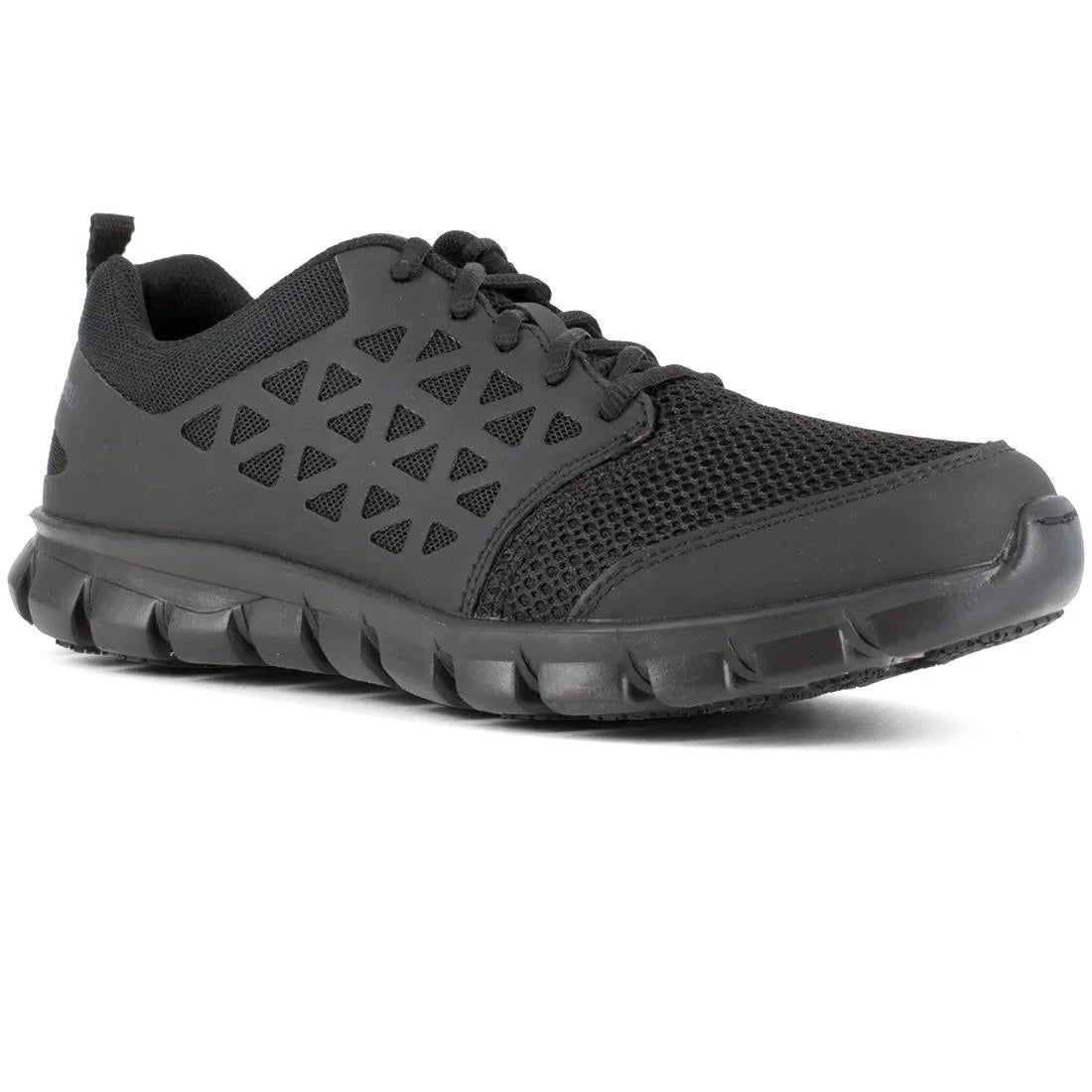 Reebok Work-Sublite Cushion Work Athletic Soft Toe Black-Steel Toes-5