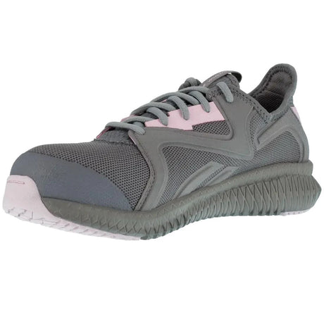 Reebok Work-Women's Flexagon 3.0 Work Athletic Composite Toe Grey and Pink-Steel Toes-3
