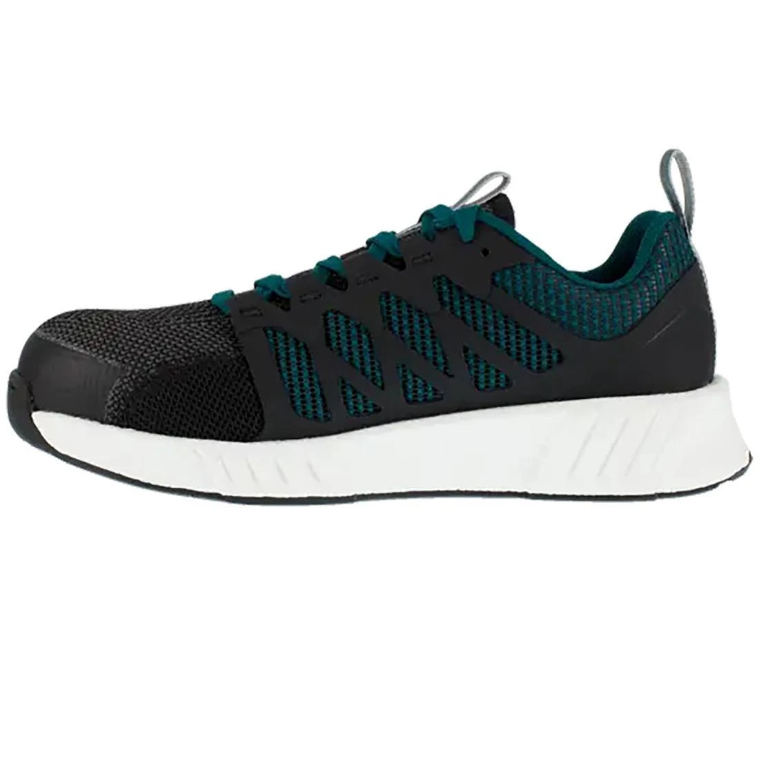 Reebok Work-Women's Fusion Flexweave™ Work Athletic Composite Toe Black and Teal-Steel Toes-3