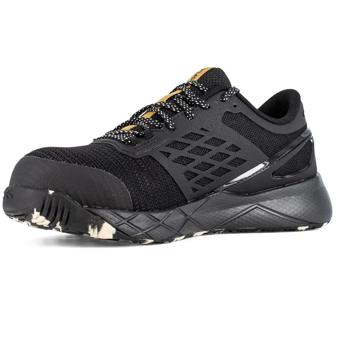 Reebok Work-Women's Nanoflex Tr Work Athletic Composite Toe Black, Camo, and Brown-Steel Toes-3