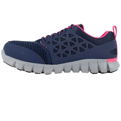 Reebok Work-Women's Sublite Cushion Work Athletic Alloy Toe Blue, Pink-Steel Toes-5