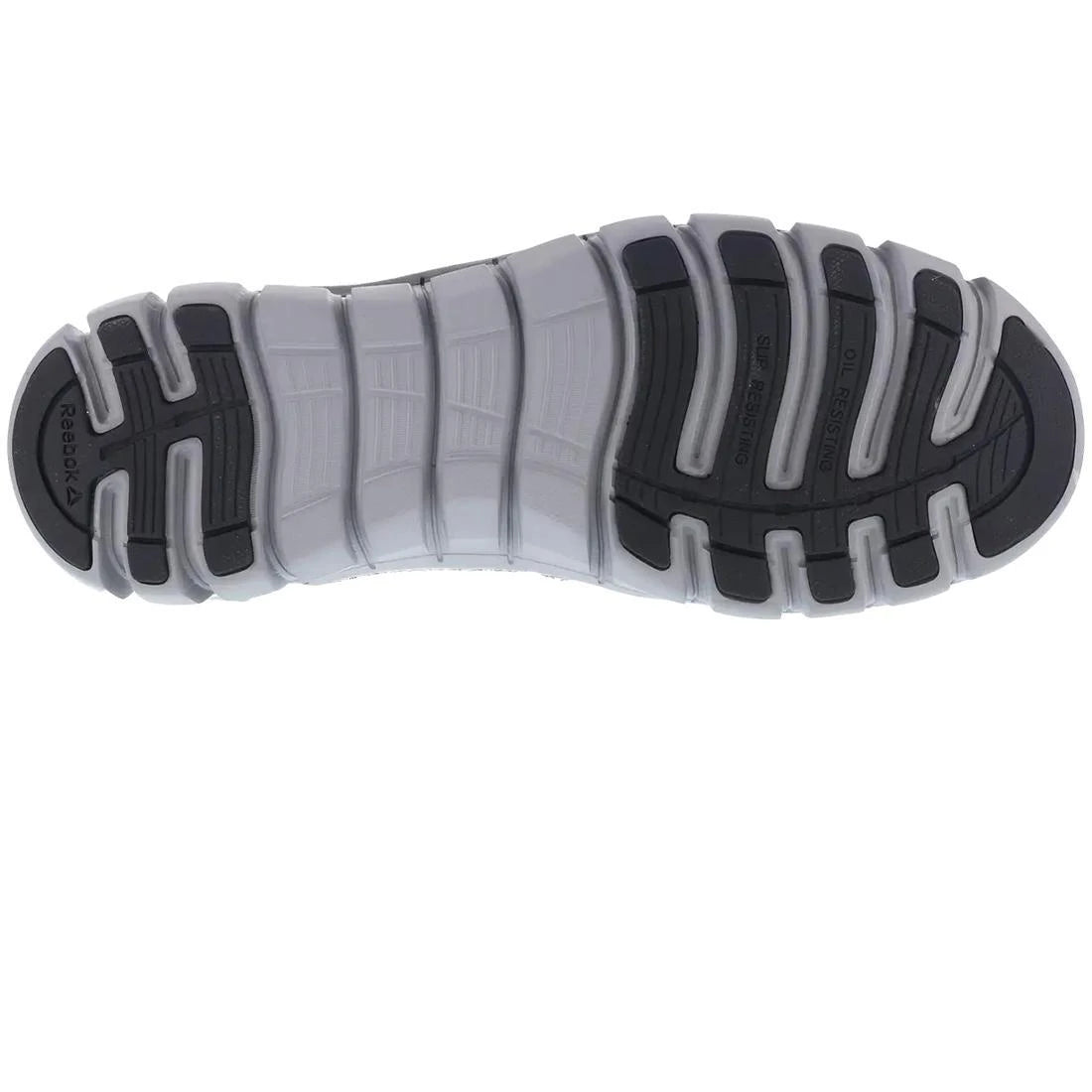 Reebok Work-Women's Sublite Cushion Work Athletic Alloy Toe Grey And Blue-Steel Toes-3