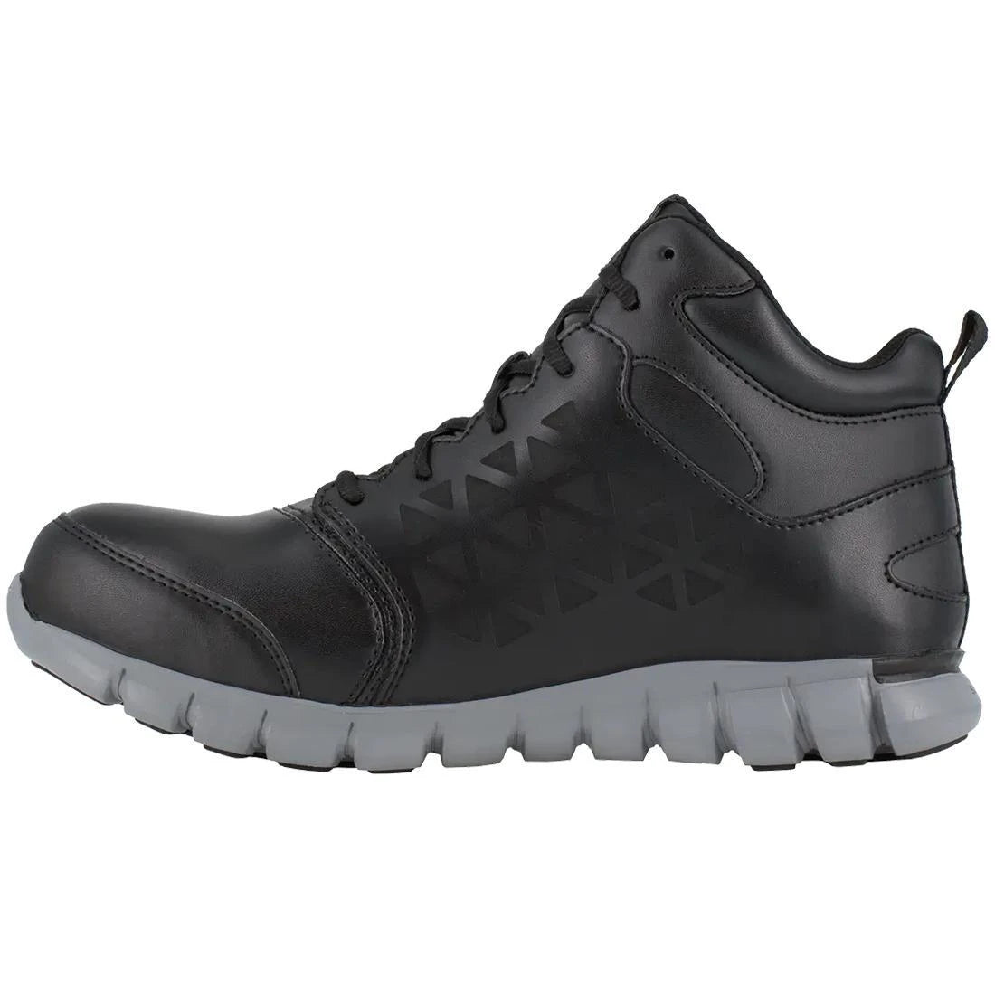 Reebok Work-Women's Sublite Cushion Work Athletic Mid-Cut Alloy Toe Black-Steel Toes-2