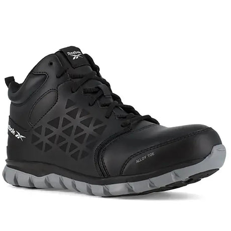 Reebok Work-Women's Sublite Cushion Work Athletic Mid-Cut Alloy Toe Black-Steel Toes-3