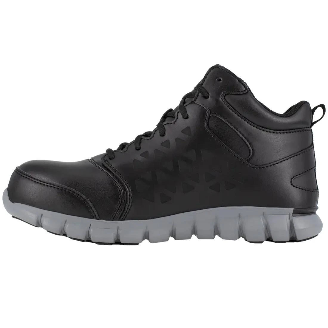 Reebok Work-Women's Sublite Cushion Work Athletic Mid-Cut Composite Toe Black Waterproof-Steel Toes-4