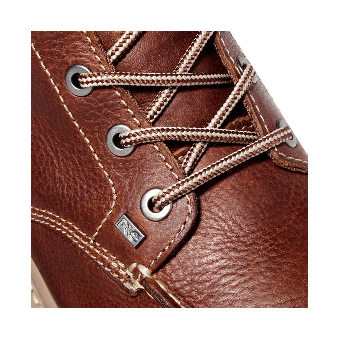 Timberland Pro Barstow 6 Inch Men's Alloy-Toe Work Boot Brown 88559 Detail View