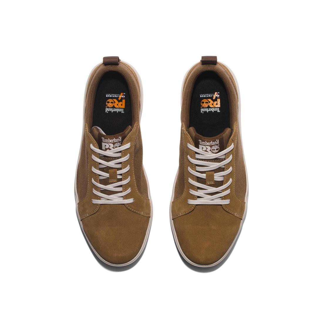 Timberland Pro Berkley Composite-Toe Oxford Work Shoe Brown Front-upper View