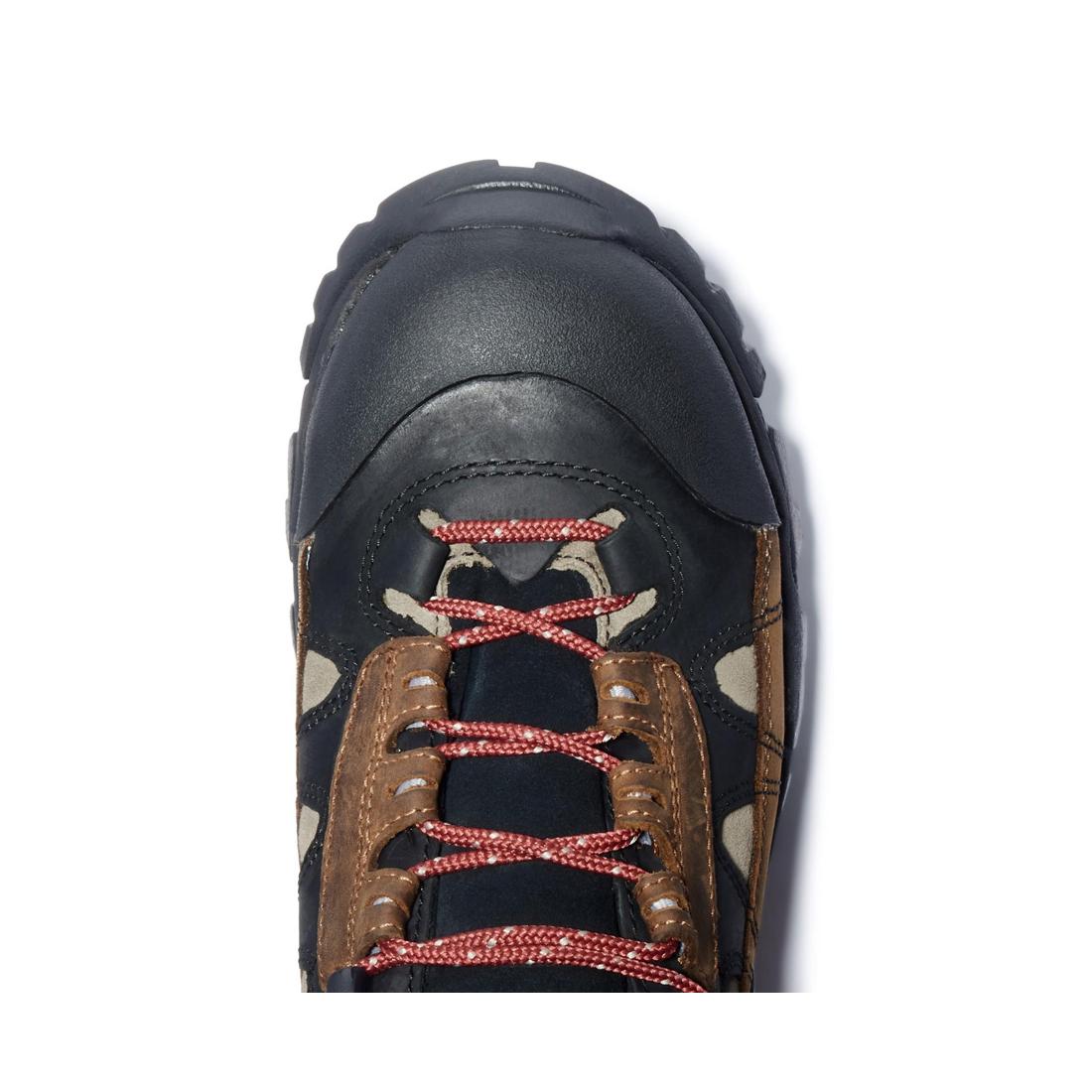 Timberland Pro Hyperion 6 Inch Alloy-Toe Waterproof Work Boot Brown Front-upper View
