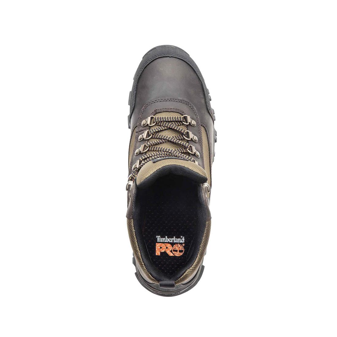 Timberland Pro Keele Ridge Steel-Toe Waterproof Work Boot Brown Front-upper View