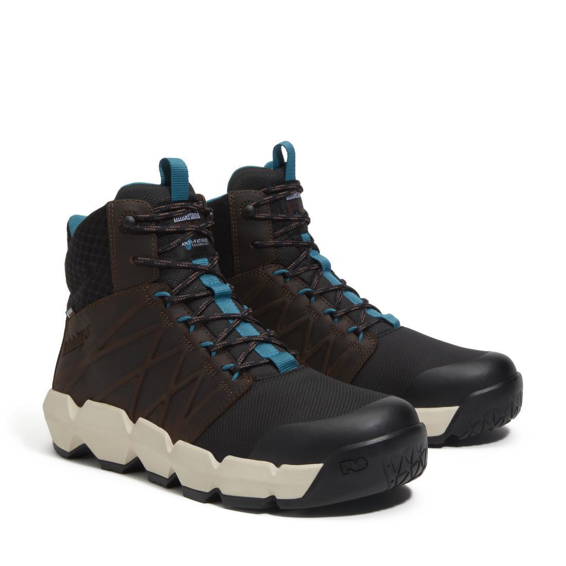 Timberland Pro Morphix Waterproof Composite Toe Work Boots Brown Front-upper View