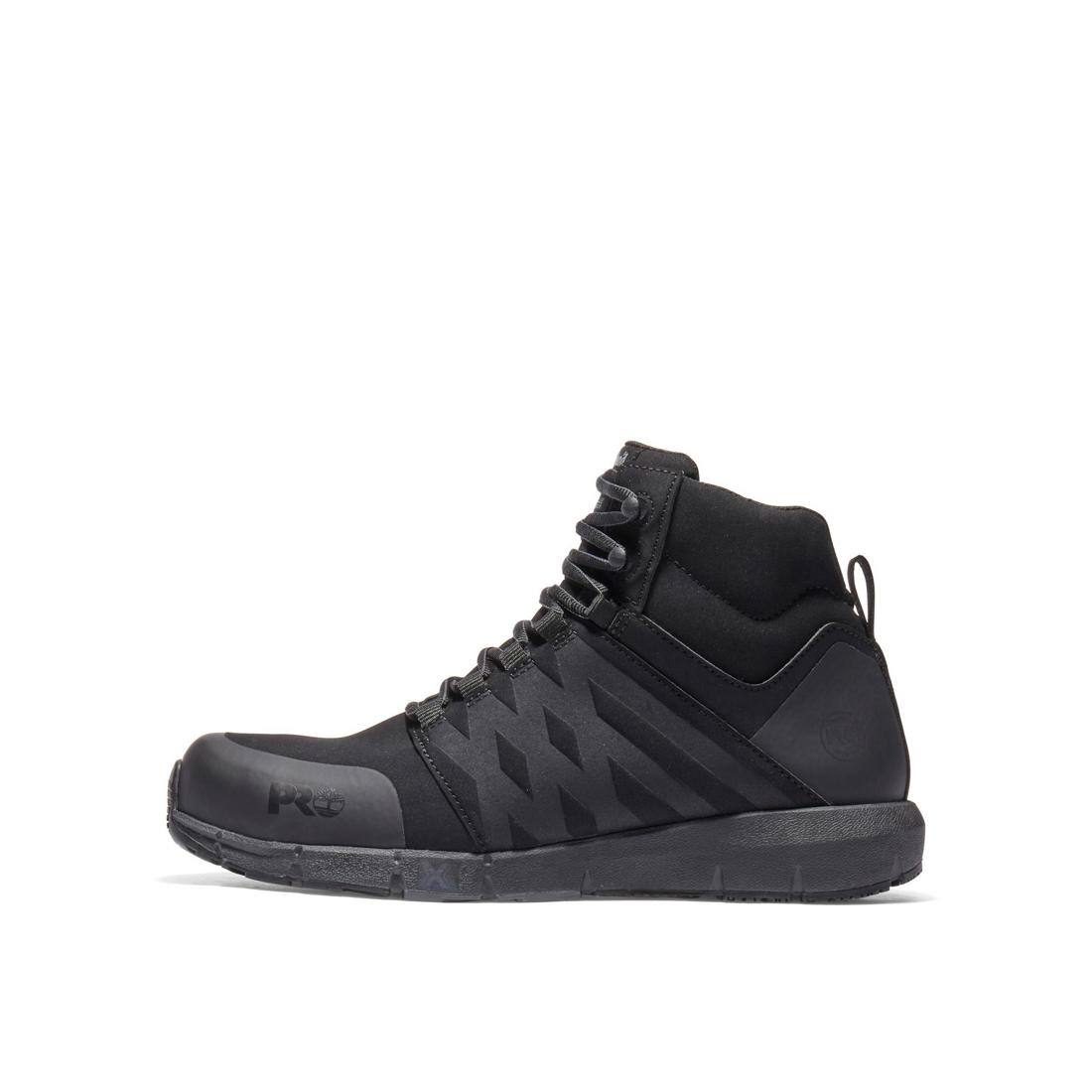 Timberland Pro Radius Composite-Toe Work Boot Black A28WF Lateral View
