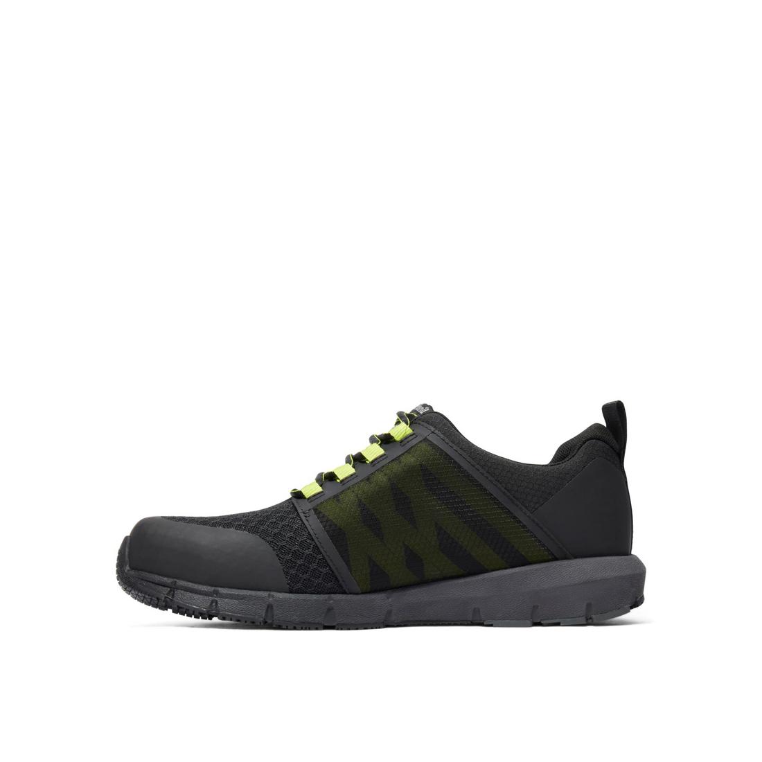 Timberland Pro Radius Composite-Toe Work Shoe Black/Yellow A27X5 Lateral View