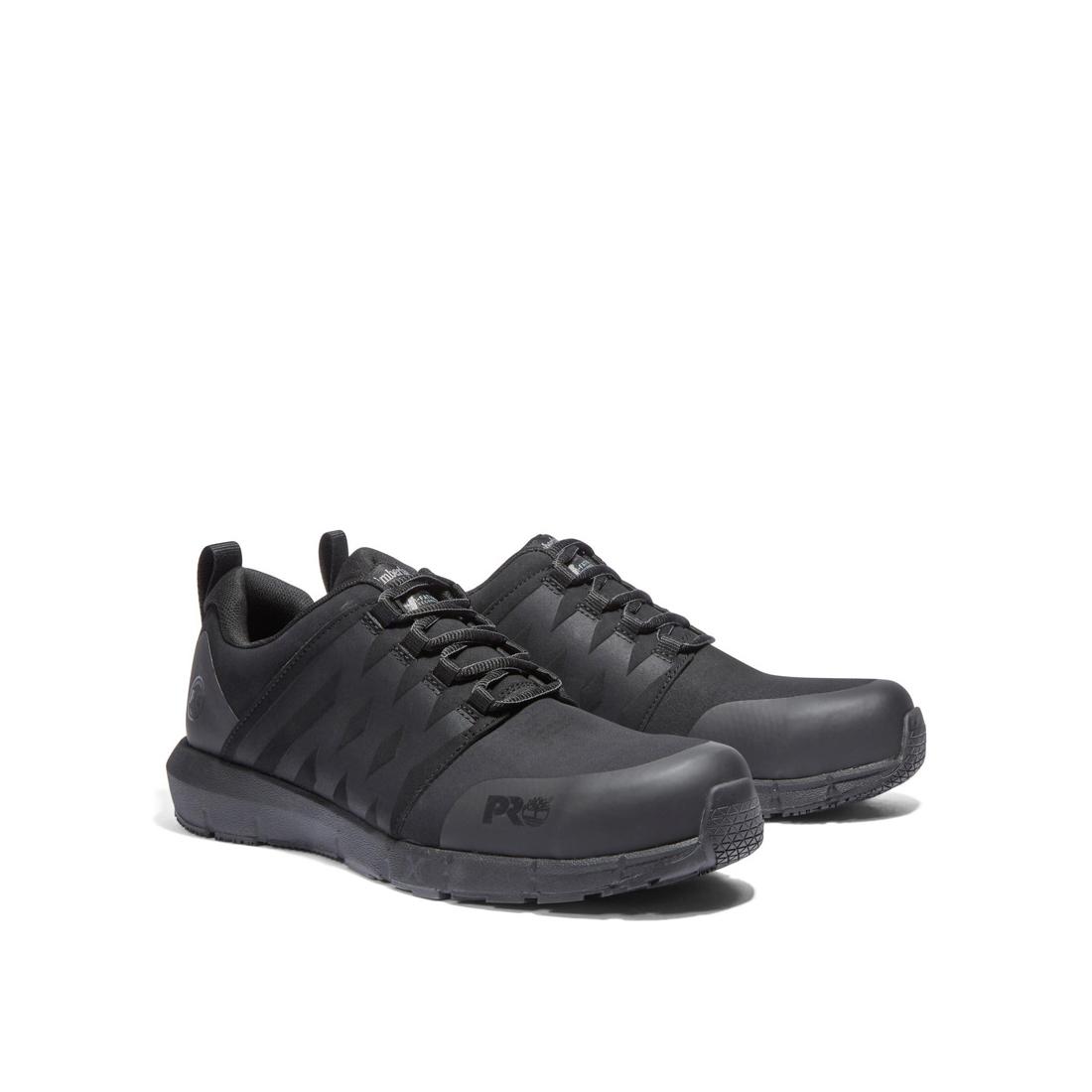 Timberland Pro Radius EH Composite-Toe Work Shoe Black A28PT Both Front View