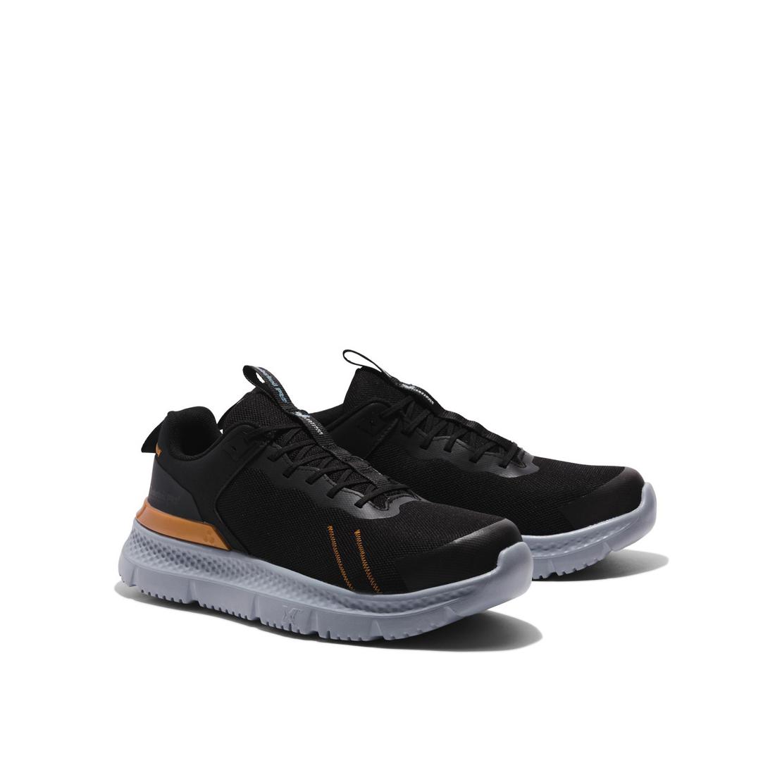 Timberland Pro Setra Composite-Toe Work Shoe Black/Grey A5RMX,DISCONTINUED,LOLA