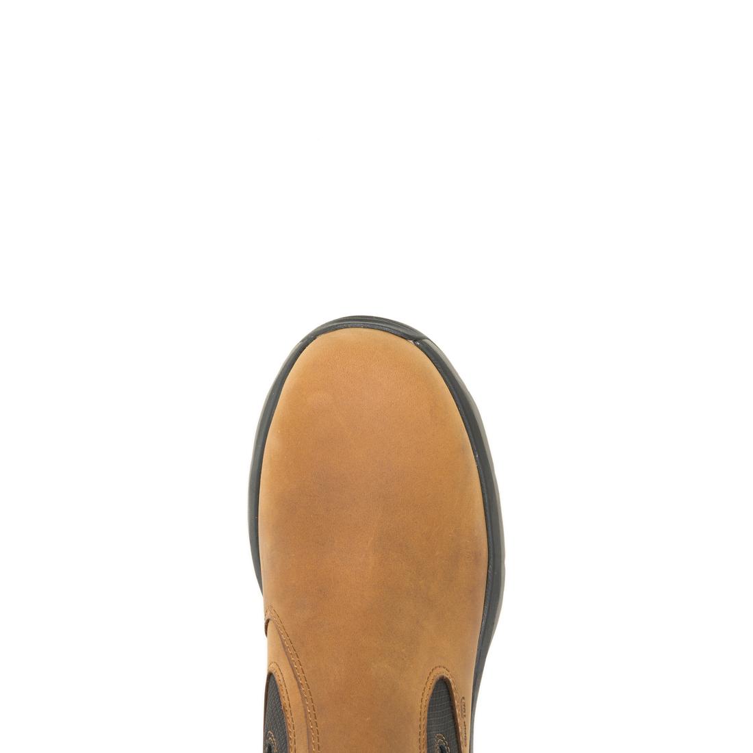 Wolverine Alpha Infinity CarbonMax Chelsea Work Boot Dark Tan W251136 Upper Image
