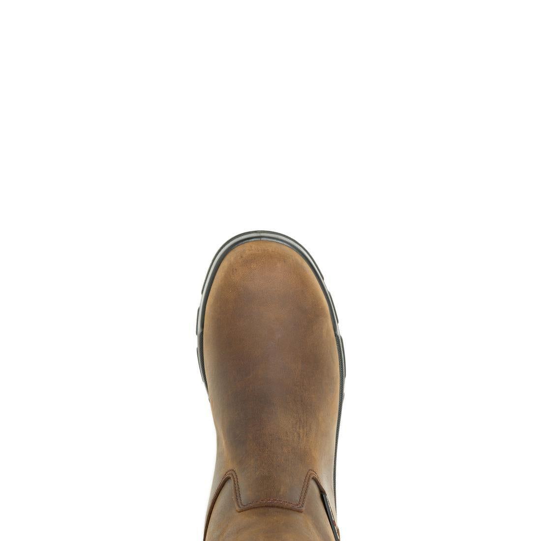 Wolverine DuraShocks® SR Icon CarbonMax® Pull-On Wellington Work Boot – Dark Brown W241104 Upper Image
