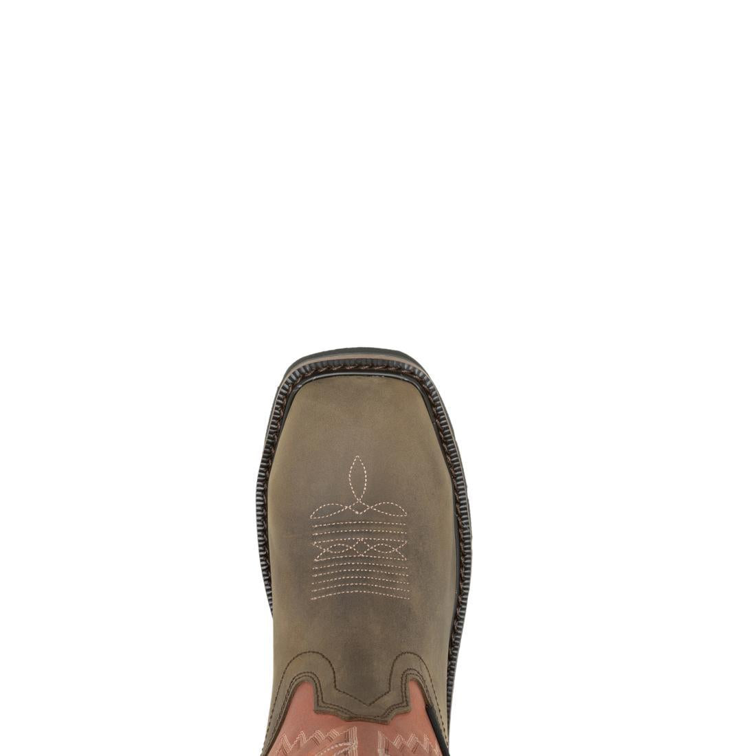 Wolverine Rancher Arrow Women's Steel-Toe Pull-On Wellington Work Boot Rose Steel-Toe,W241052 Upper Image