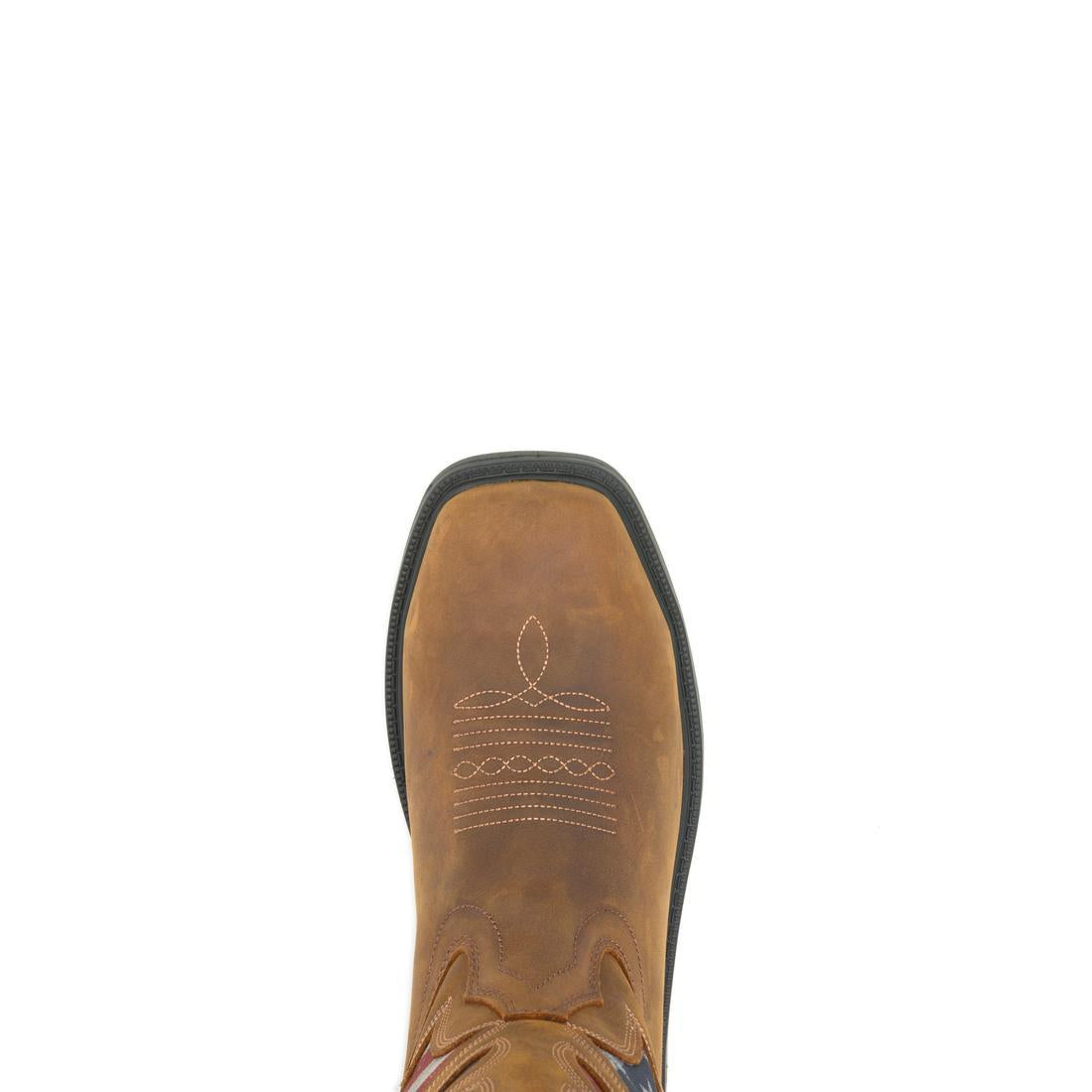 Wolverine Rancher Flag Steel-Toe Pull-On Wellington Work Boot Usa Flag Steel-Toe,W241181 Upper Image