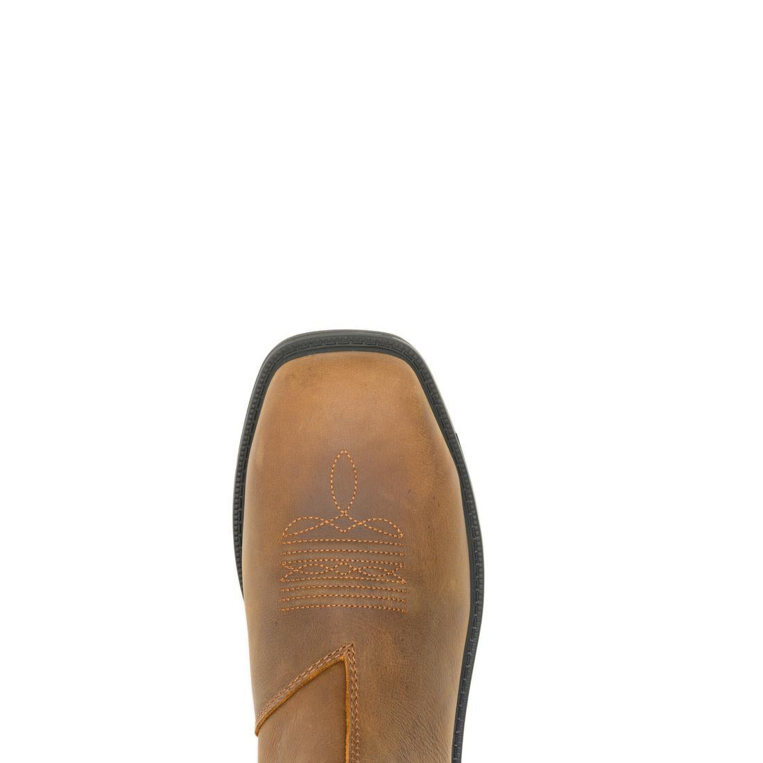 Wolverine Rancher Level Steel-Toe Chelsea Work Boot Sudan Brown W251061 Upper Image