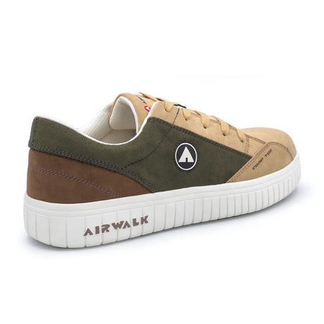 Airwalk Camino Composite Toe Work Shoes – Tan/Sail 6
