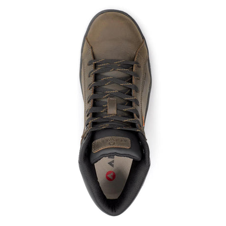 Airwalk Deuce Internal Met Leather Mid Composite Toe Work Boots – Dark Coffee 4