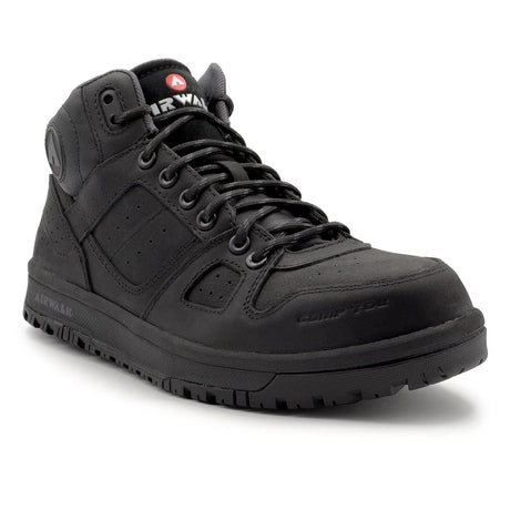 Airwalk Mongo Leather SD10 Composite Toe Mid Work Boots – Black 2