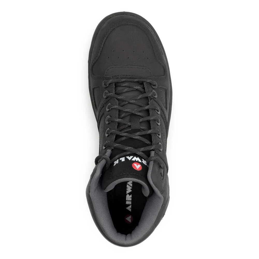 Airwalk Mongo Leather SD10 Composite Toe Mid Work Boots – Black 4