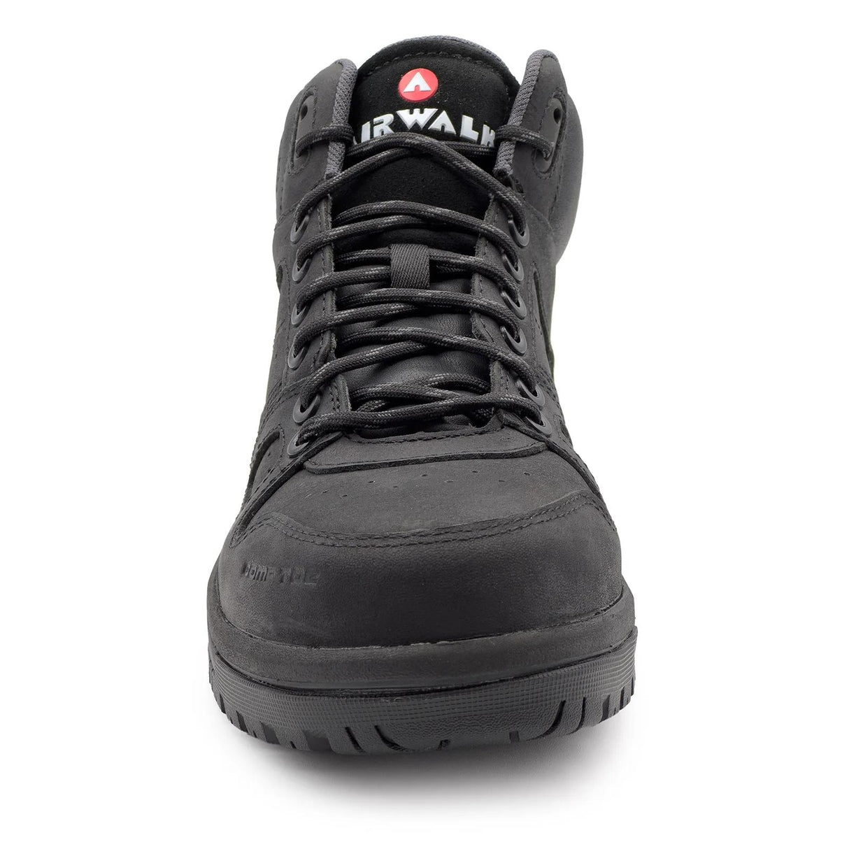 Airwalk Mongo Leather SD10 Composite Toe Mid Work Boots – Black 8