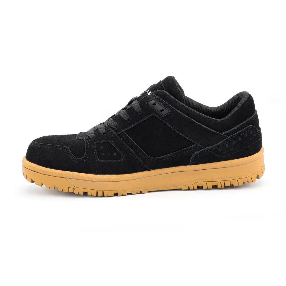 Airwalk Mongo Suede Low Composite Toe Work Shoes – Black/Gum 2