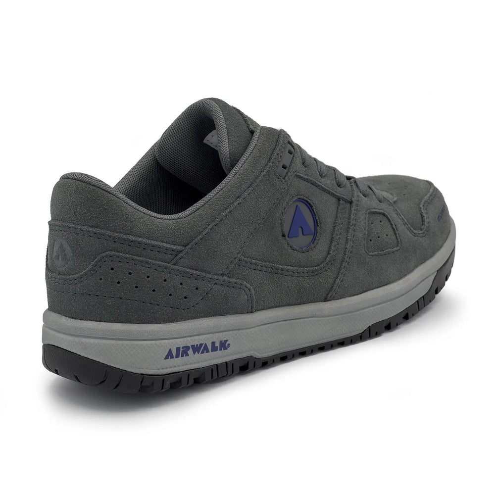 Airwalk Mongo Suede Low Composite Toe Work Shoes – Charcoal/Grey 5