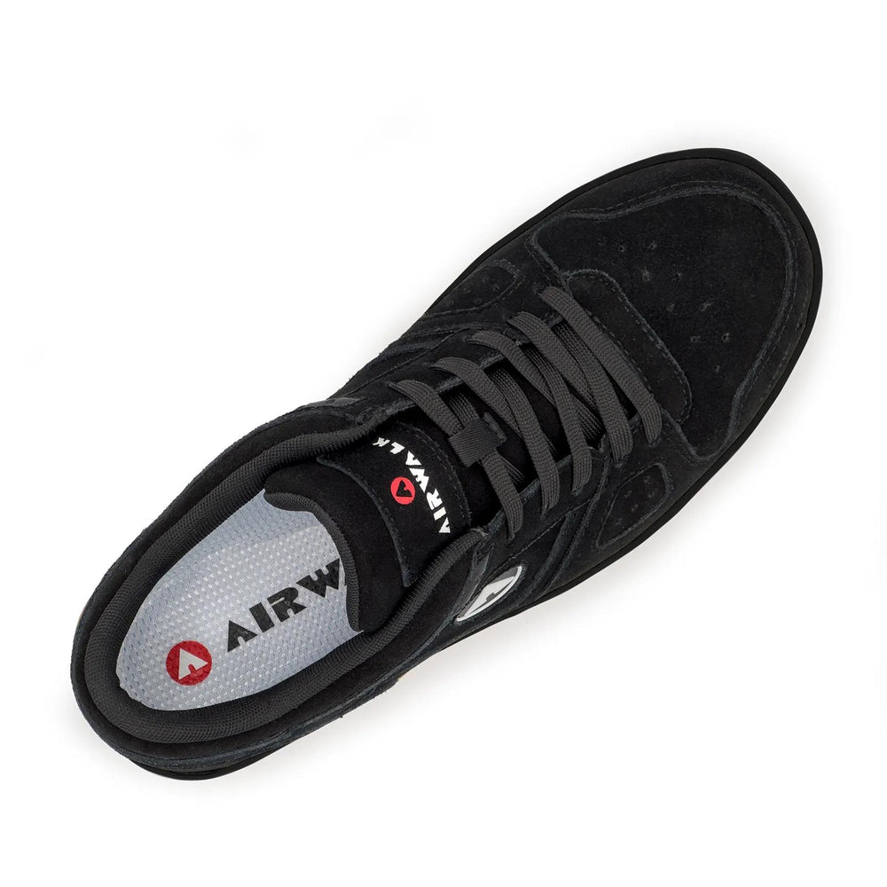 Airwalk Mongo Suede Low Women’s Composite Toe Work Shoes – Black/Gum 4