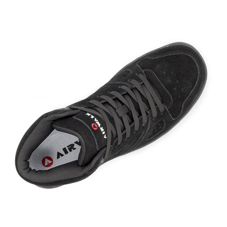 Airwalk Mongo Suede Mid Women’s Composite Toe Work Boots – Black/Black 4