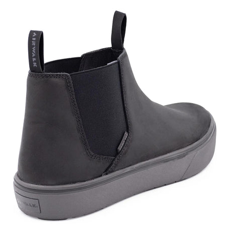 Airwalk Venice Leather Chelsea Composite Toe Work Boots – Black/Forged Iron 5