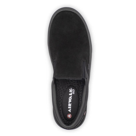 Airwalk Venice Suede Slip-On SD10 Composite Toe Work Shoes – Black 4
