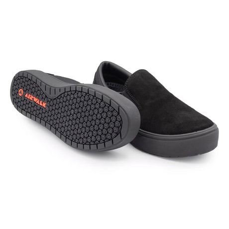 Airwalk Venice Suede Slip-On SD10 Composite Toe Work Shoes – Black 6