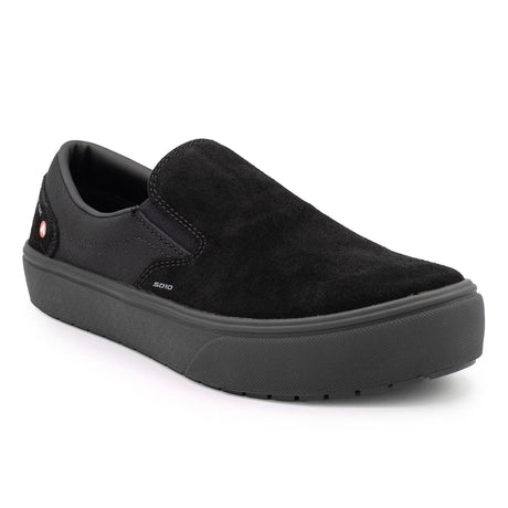 Airwalk Venice Suede Slip-On SD10 Women’s Composite Toe Work Shoes – Black 2