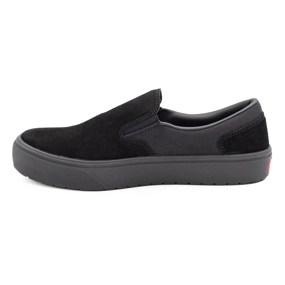 Airwalk Venice Suede Slip-On SD10 Women’s Composite Toe Work Shoes – Black 6