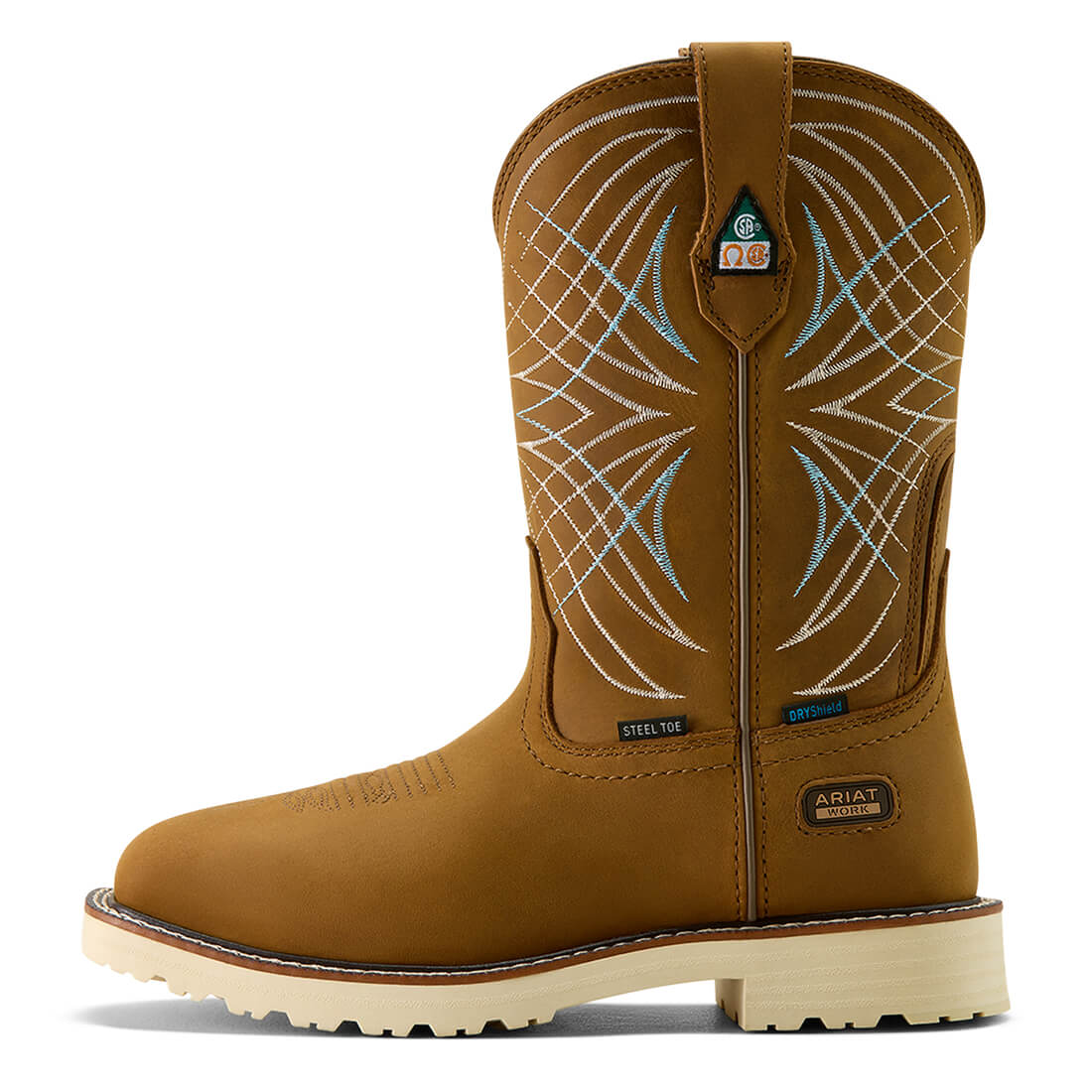 Ariat Activator Women's CSA Waterproof Steel Toe Work Boot - Brown Detail